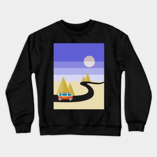 Desert Night Drive Crewneck Sweatshirt